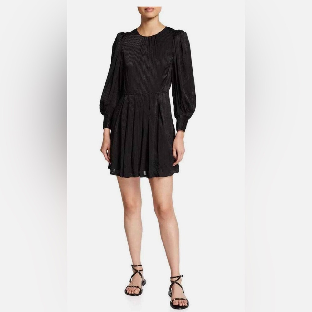 Rebecca Taylor Black Long Sleeve mini Dress